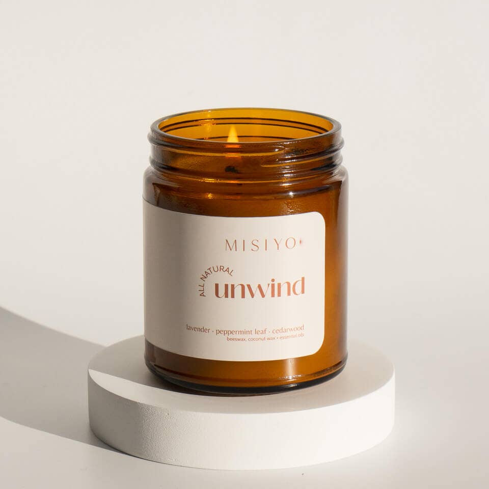 Unwind | All-Natural Beeswax Blend Candle Jar