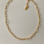 Paperclip Necklace | Gold