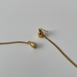 Wishbone Necklace | Gold