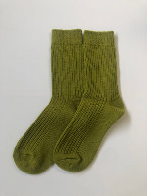 Iceland Wool Socks - Avocado