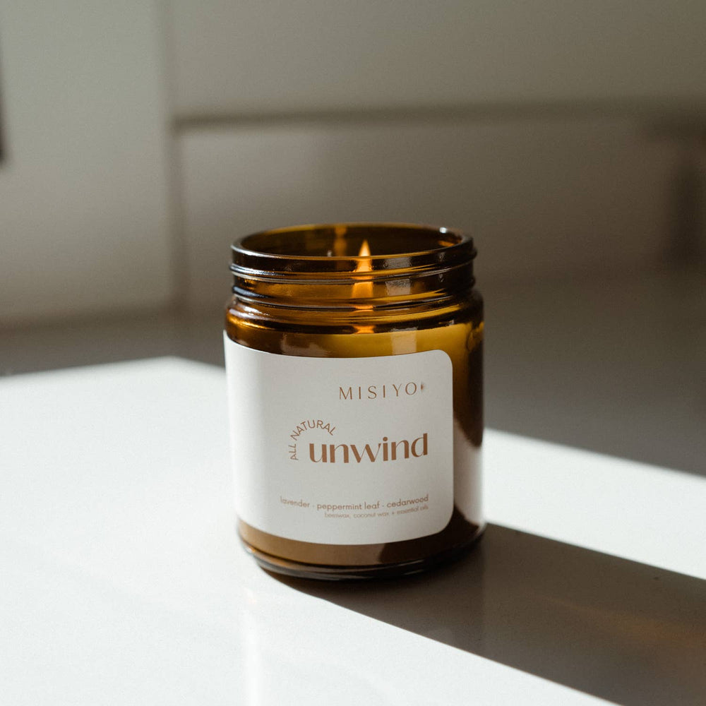 Unwind | All-Natural Beeswax Blend Candle Jar