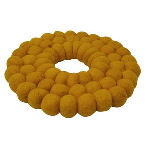 Wool Pom Pom Trivet