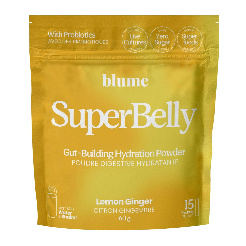 SuperBelly Hydration & Gut Mix, Lemon Ginger | Blume