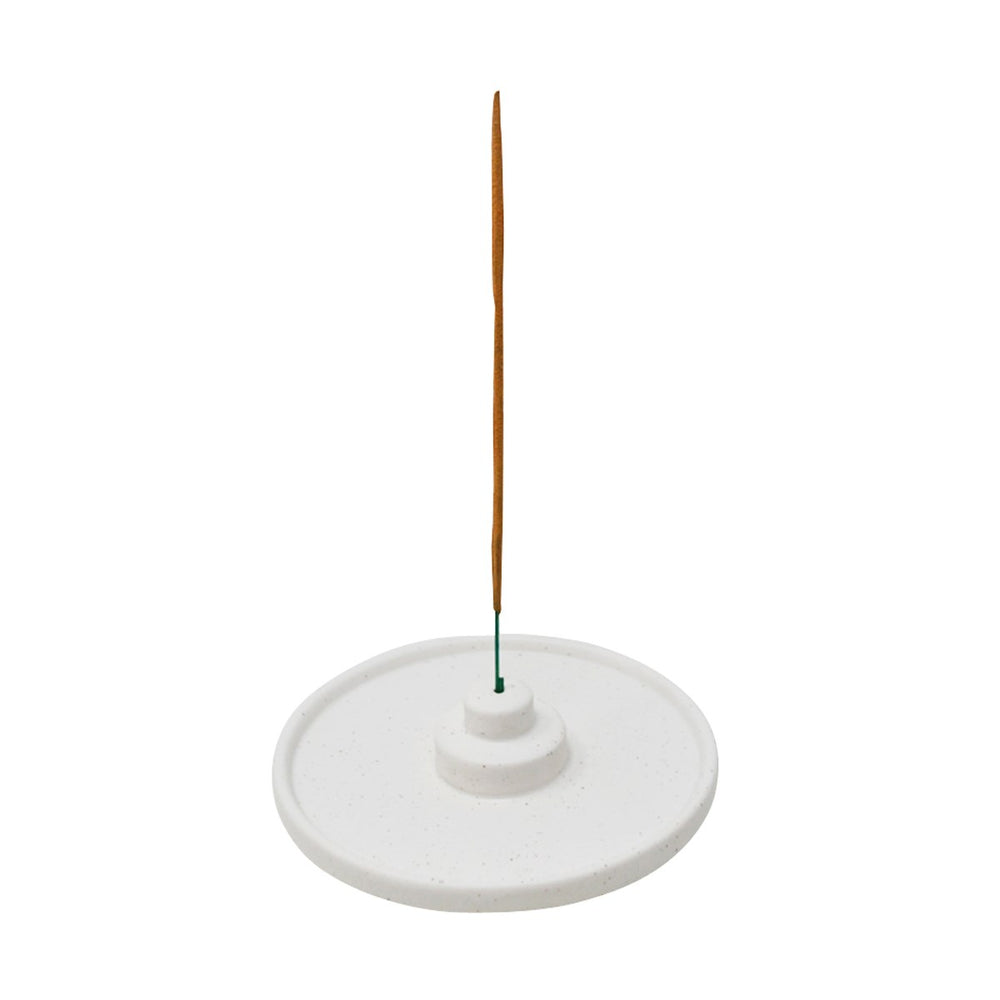 White Geometric Incense Holder