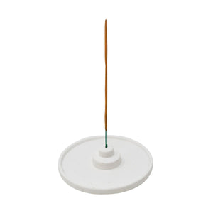 White Geometric Incense Holder