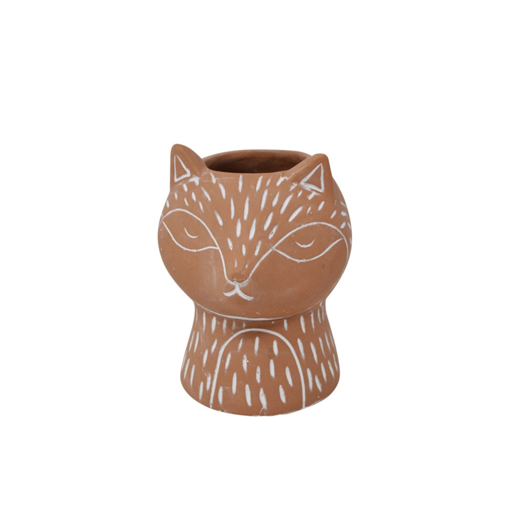 Fox Head Pot