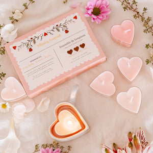 Blush Hearts - Candle Tealights