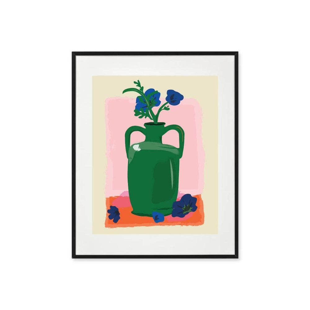 Green Vase - Art Print