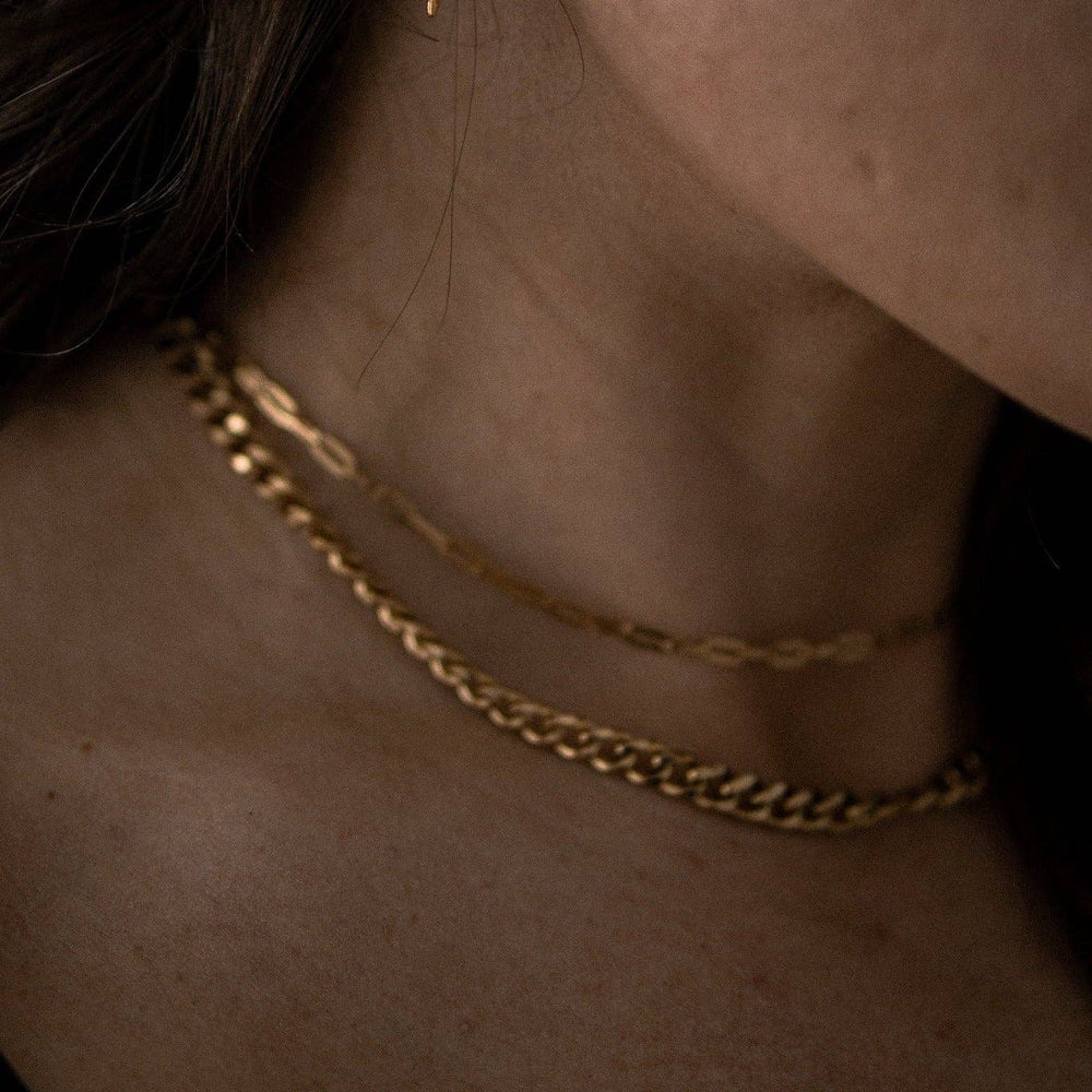 Gold Cuban Chain Necklace