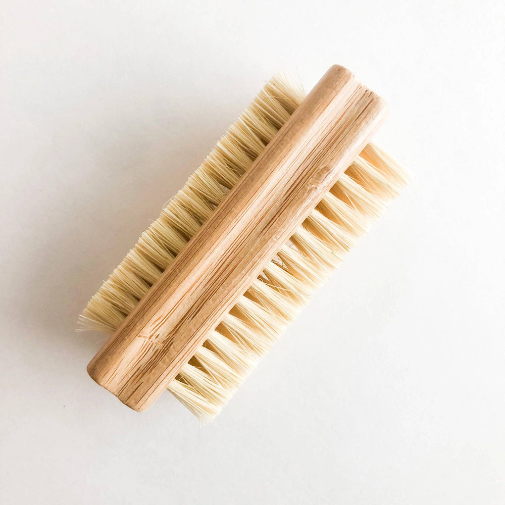 Natural Bamboo Nail Brush - Plastic Free Nail Brush