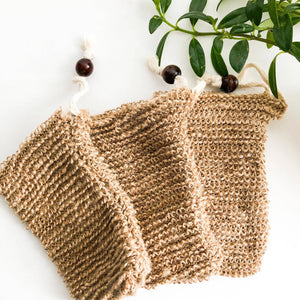 Natural Organic Handmade Jute Soap Bag