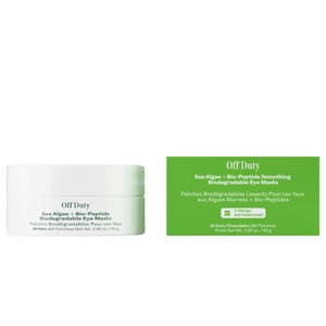 Off Duty Sea Algae + Bio-Peptide Smoothing Biodegradable Eye Masks