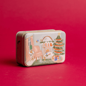 Holiday Tin Candle - Persimmon + Chestnut