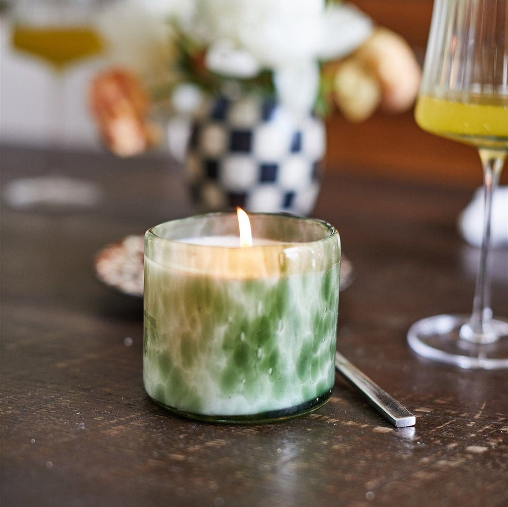 Tabac + Pine Blown Glass Candle | Paddywax