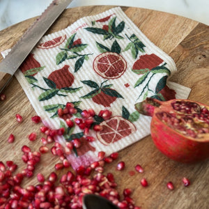 Pomegranate Sponge Cloth | Ten + Co.