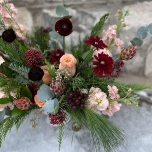 Sunday Blooms' Holiday Vase Arrangements