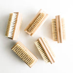 Natural Bamboo Nail Brush - Plastic Free Nail Brush