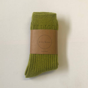 Iceland Wool Socks - Avocado