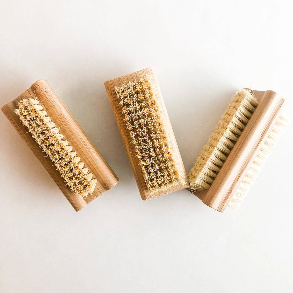 Natural Bamboo Nail Brush - Plastic Free Nail Brush