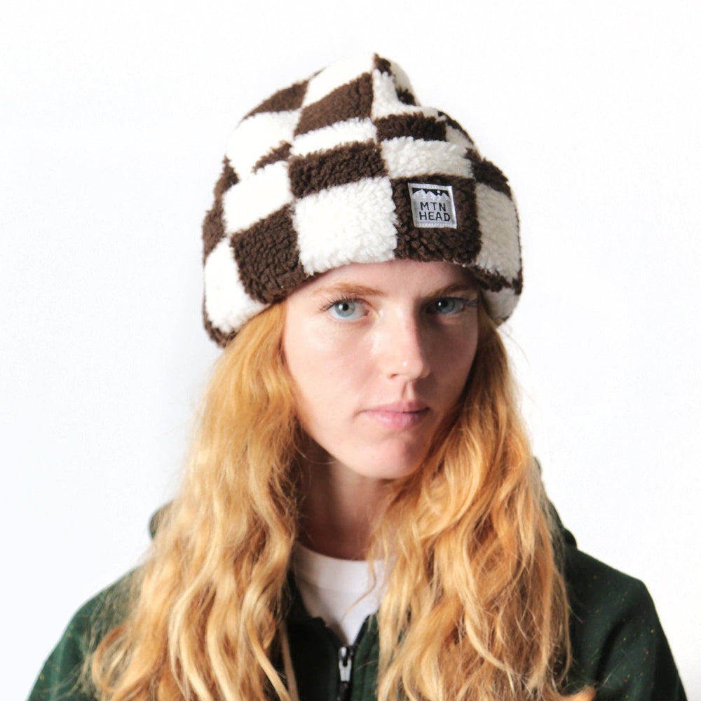 Sherpa Toque - Brown Checker