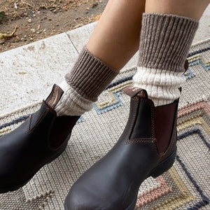 Colour Block Cottage Socks | Le Bon Shoppe