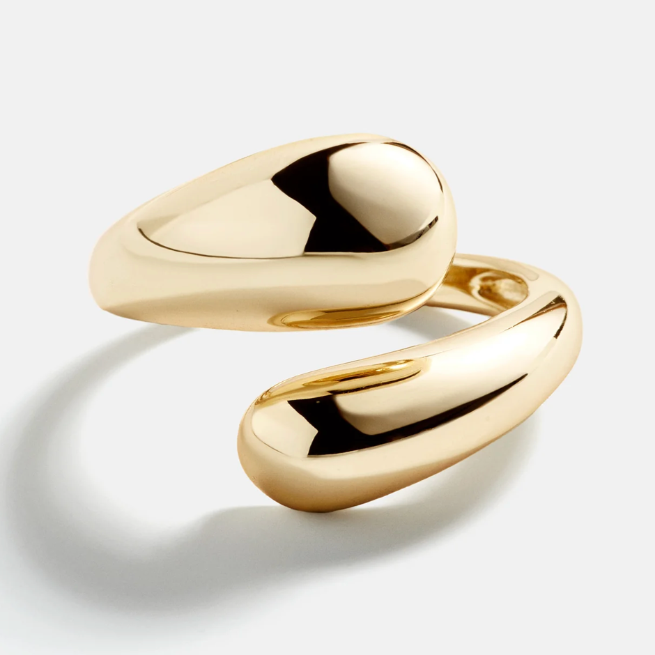 Modern Crossover Dome Ring