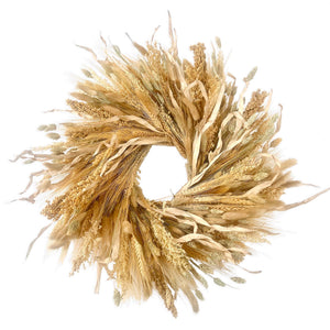 Golden Grains Wreath