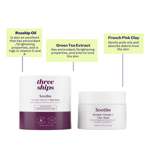 Soothe Rosehip Vitamin C Clay Mask