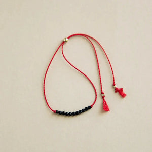 Crimson Protection Wish Bracelet