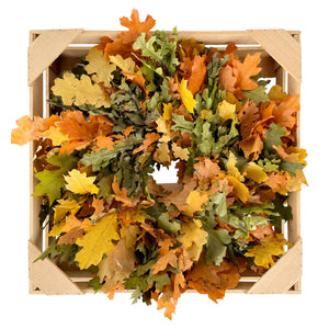 Golden & Green Harvest Oak Leaf Natural Wreath