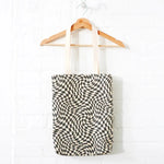 Black Checker | Tote Bag