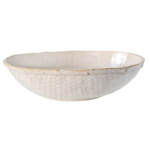 Basketweave Serving Bowl - Large